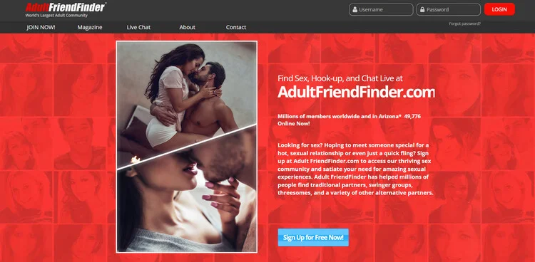 adult friend finder review