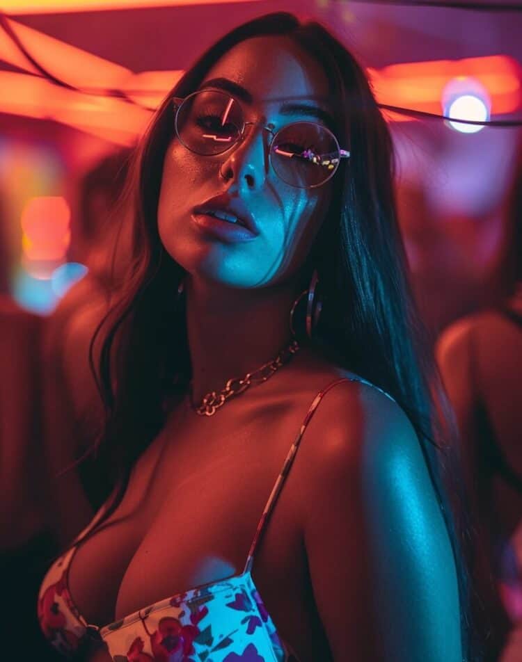 Hot Woman In Nightclub In Jersey Shore